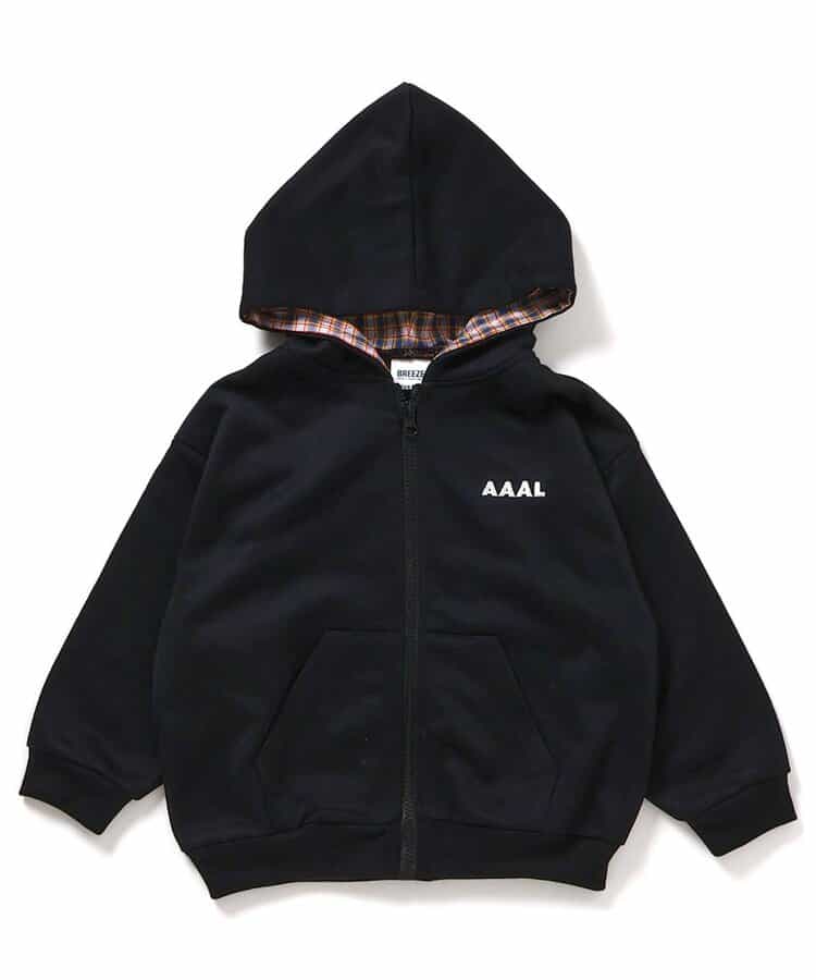 日本童裝 BREEZE 格紋裡襯衛衣外套 90-160cm 男童款/女童款 冬季 OUTERWEAR