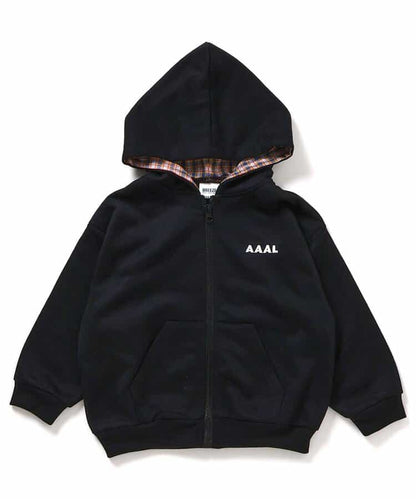日本童裝 BREEZE 格紋裡襯衛衣外套 90-160cm 男童款/女童款 冬季 OUTERWEAR