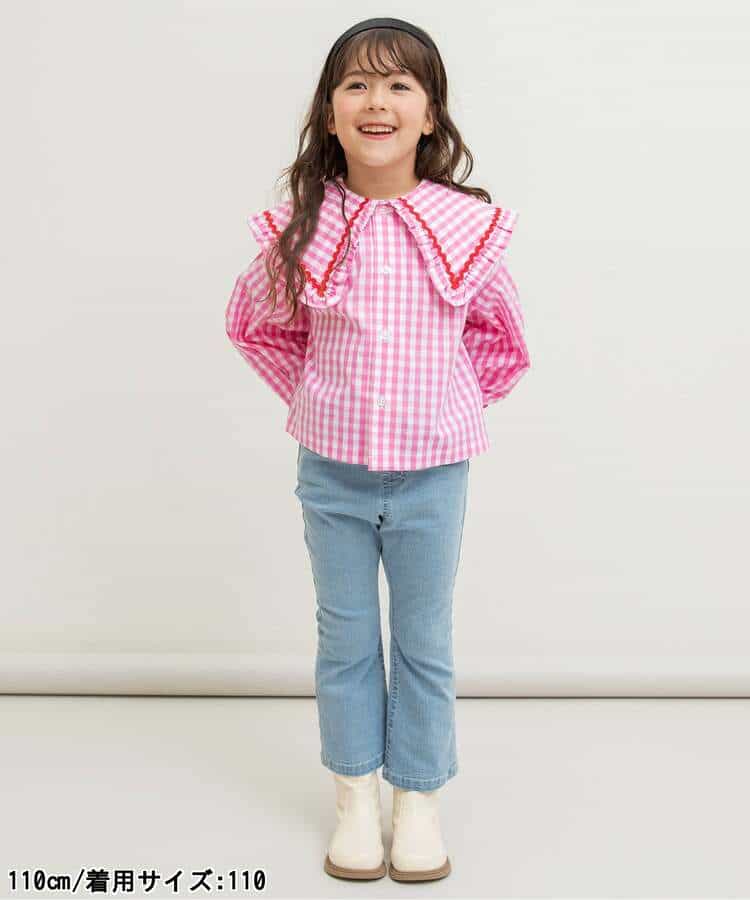 日本童裝 BREEZE 大領襯衫 80-140cm 女童款 冬季 TOPS