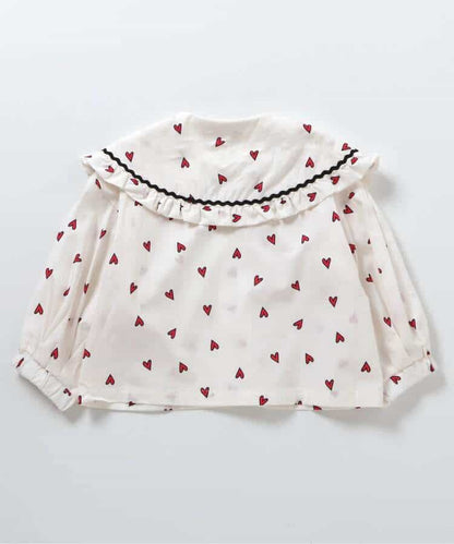 日本童裝 BREEZE 大領襯衫 80-140cm 女童款 冬季 TOPS