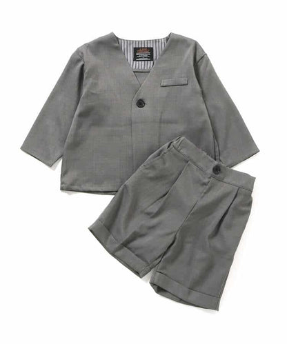 日本童裝 BREEZE 西裝外套＋短/長褲 90-150cm 男童款 冬季 OUTERWEAR PANTS 面試/宴會/表演