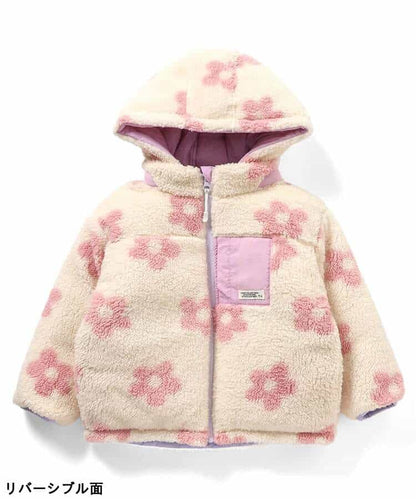 日本童裝 BREEZE 2Way 雙面兩著 絎縫夾棉抓毛外套 80-150cm 男童款/女童款 冬季 (適合香港平均溫度、寒冷天氣、溫度低天氣）OUTERWEAR 【日本預售：2026年11月下旬】