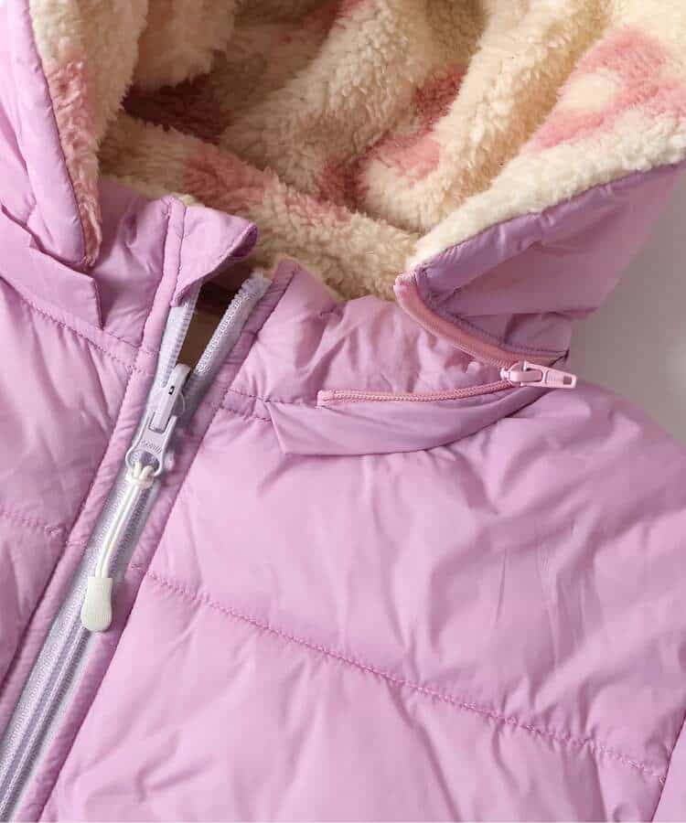 日本童裝 BREEZE 2Way 雙面兩著 絎縫夾棉抓毛外套 80-150cm 男童款/女童款 冬季 (適合香港平均溫度、寒冷天氣、溫度低天氣）OUTERWEAR 【日本預售：2026年11月下旬】