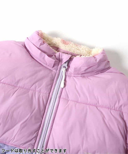 日本童裝 BREEZE 2Way 雙面兩著 絎縫夾棉抓毛外套 80-150cm 男童款/女童款 冬季 (適合香港平均溫度、寒冷天氣、溫度低天氣）OUTERWEAR 【日本預售：2026年11月下旬】