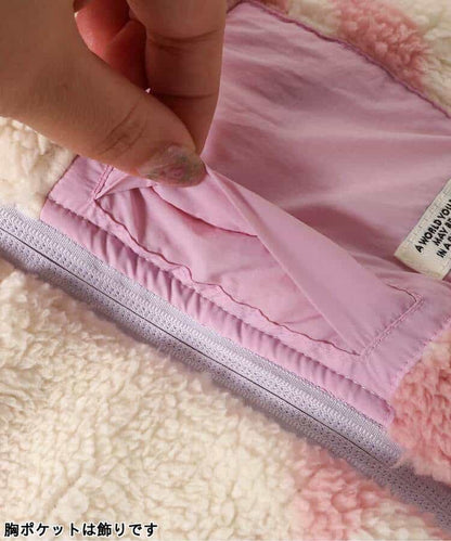 日本童裝 BREEZE 2Way 雙面兩著 絎縫夾棉抓毛外套 80-150cm 男童款/女童款 冬季 (適合香港平均溫度、寒冷天氣、溫度低天氣）OUTERWEAR 【日本預售：2026年11月下旬】