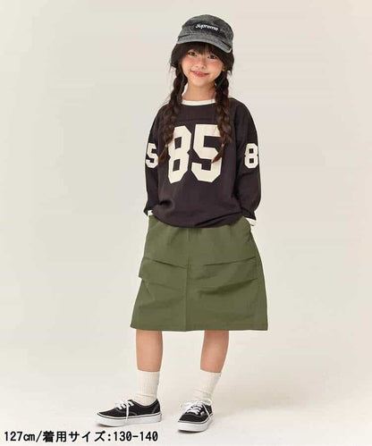 日本童裝 BREEZE 尼龍工裝裙 90-140cm 女童款 冬季 SKIRTS