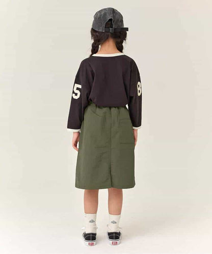 日本童裝 BREEZE 尼龍工裝裙 90-140cm 女童款 冬季 SKIRTS