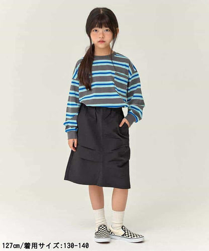 日本童裝 BREEZE 尼龍工裝裙 90-140cm 女童款 冬季 SKIRTS