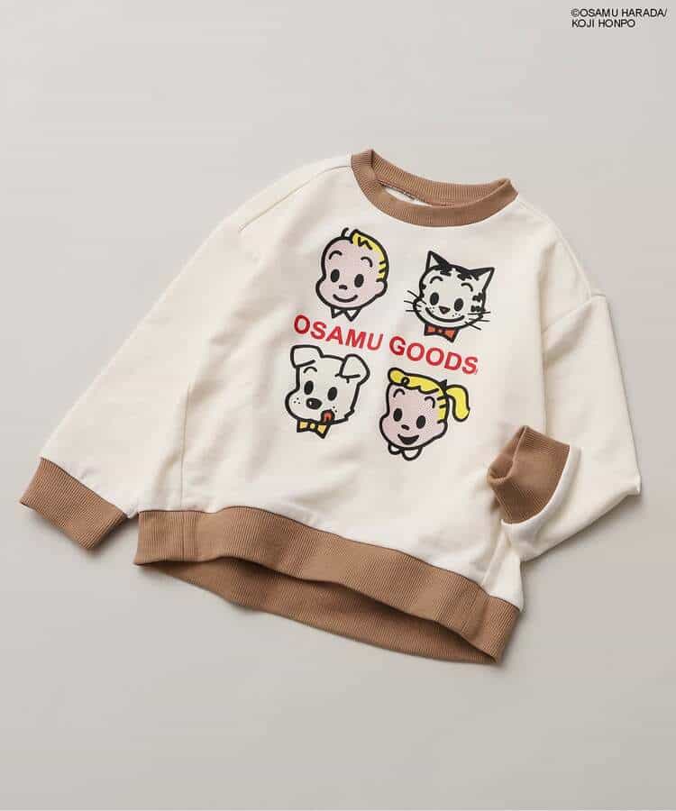 日本童裝 BREEZE x OSAMU GOODS 印花衛衣 80-140cm 男童款/女童款 冬季 TOPS