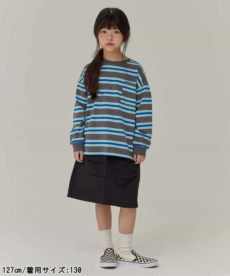 日本童裝 BREEZE 間條上衣 90-150cm 男童款/女童款 冬季 TOPS