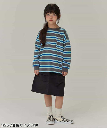 日本童裝 BREEZE 間條上衣 90-150cm 男童款/女童款 冬季 TOPS