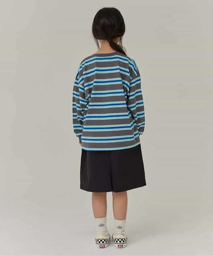 日本童裝 BREEZE 間條上衣 90-150cm 男童款/女童款 冬季 TOPS