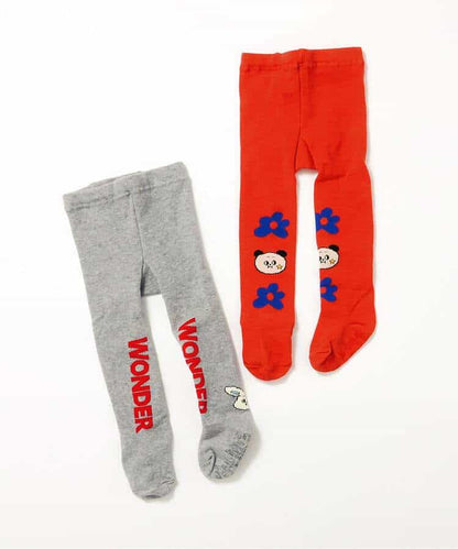 日本童裝 BREEZE 襪褲 70-80cm 男童款/女童款 初生嬰兒 冬季 PANTS 聖誕紅/新年紅