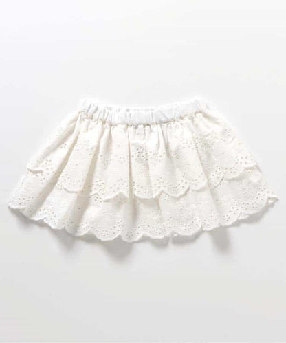 日本童裝 BREEZE 荷葉邊短裙 80-140cm 女童款 冬季 SKIRTS