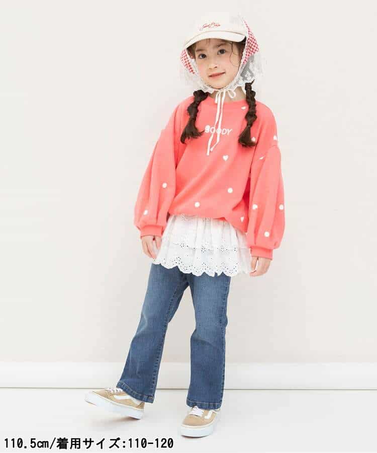 日本童裝 BREEZE 荷葉邊短裙 80-140cm 女童款 冬季 SKIRTS
