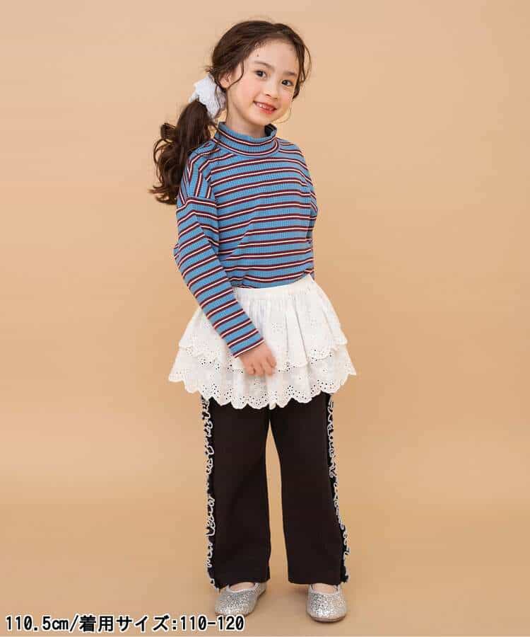 日本童裝 BREEZE 荷葉邊短裙 80-140cm 女童款 冬季 SKIRTS