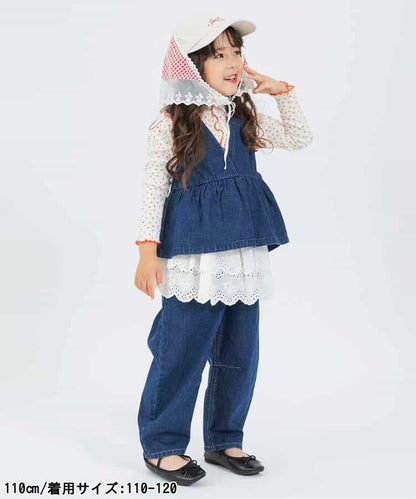 日本童裝 BREEZE 荷葉邊短裙 80-140cm 女童款 冬季 SKIRTS