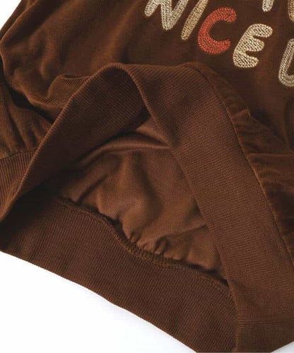 日本童裝 BREEZE 絲絨刺繡衛衣 90-140cm 男童款/女童款 冬季 TOPS