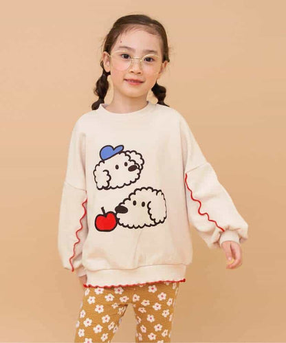 日本童裝 BREEZE 印花圖案衛衣 80-140cm 女童款 冬季 TOPS