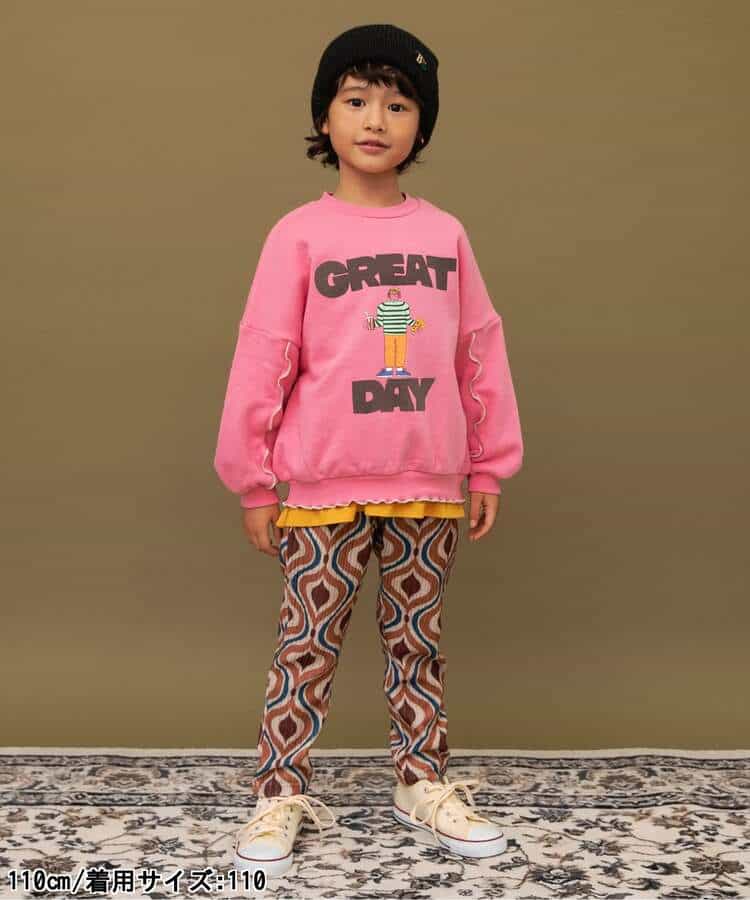 日本童裝 BREEZE 印花圖案衛衣 80-140cm 女童款 冬季 TOPS