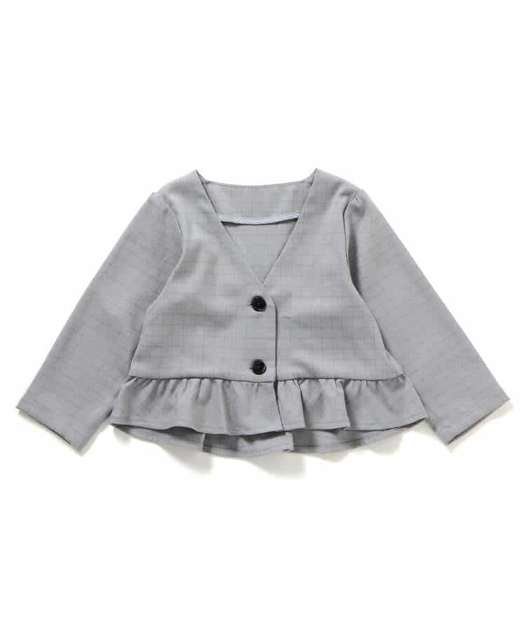 日本童裝 BREEZE 花邊西裝外套 90-140cm 女童款 冬季 OUTERWEAR 面試/宴會/表演