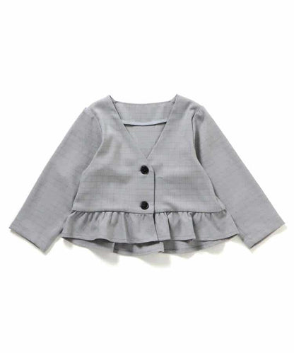 日本童裝 BREEZE 花邊西裝外套 90-140cm 女童款 冬季 OUTERWEAR 面試/宴會/表演