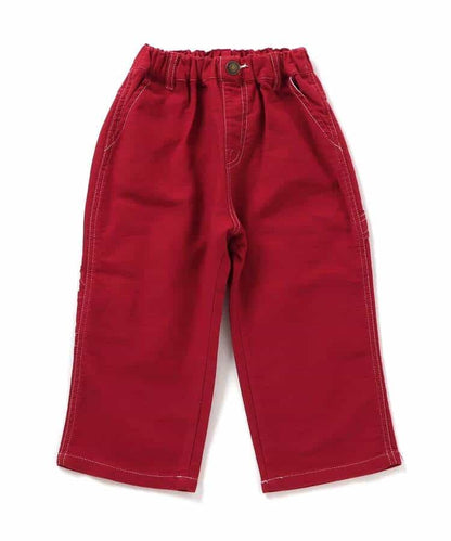 日本童裝 BREEZE 柔軟工裝褲 90-160cm 男童款/女童款 冬季 PANTS 聖誕紅/新年紅