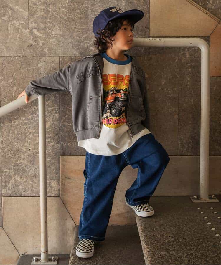日本童裝 BREEZE 柔軟工裝褲 90-160cm 男童款/女童款 冬季 PANTS 聖誕紅/新年紅