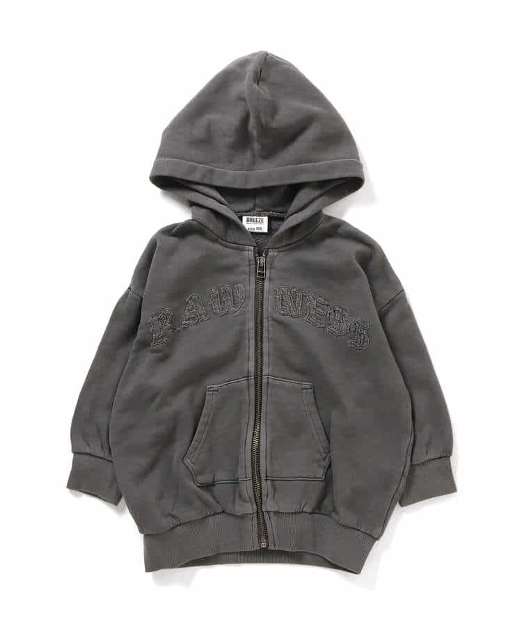 日本童裝 BREEZE 字母拉鍊連帽外套 90-160cm 男童款/女童款 冬季 OUTERWEAR