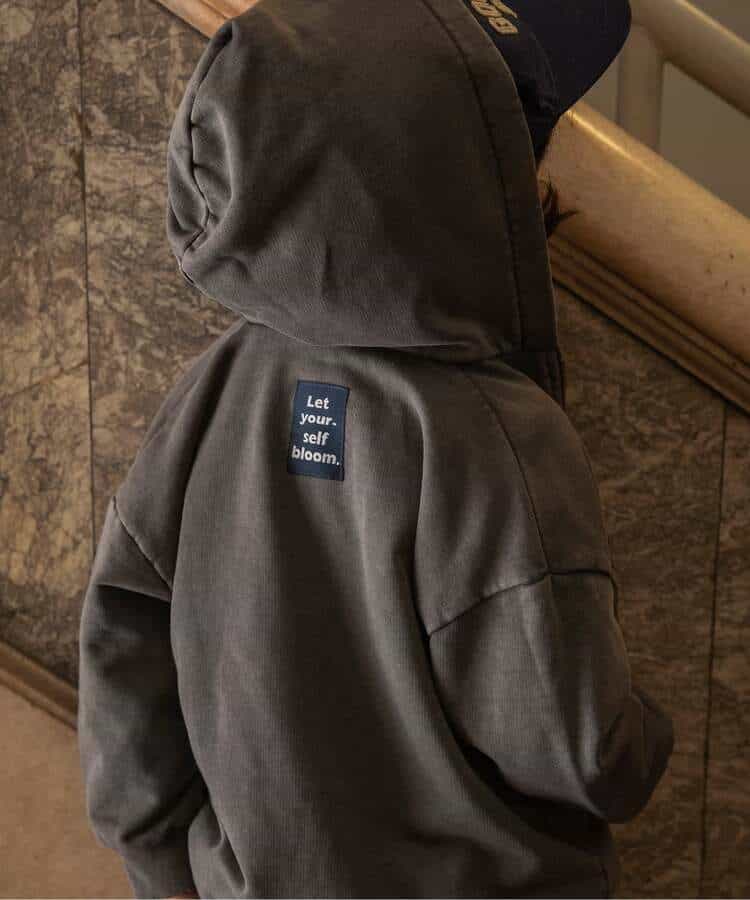日本童裝 BREEZE 字母拉鍊連帽外套 90-160cm 男童款/女童款 冬季 OUTERWEAR