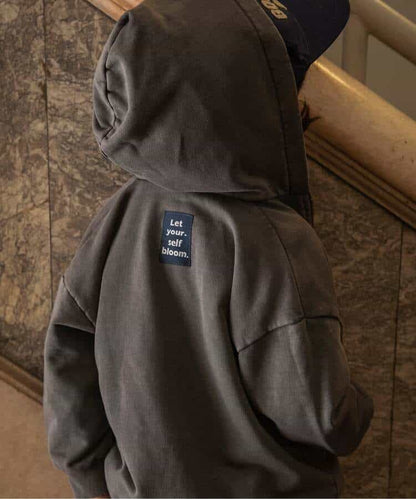 日本童裝 BREEZE 字母拉鍊連帽外套 90-160cm 男童款/女童款 冬季 OUTERWEAR