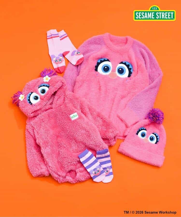 日本直送 BREEZE x SESAME STREET 襪一對 7-12cm 初生嬰兒 襪系列