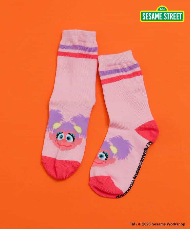 日本直送 BREEZE x SESAME STREET 襪一對 13-21cm 襪系列