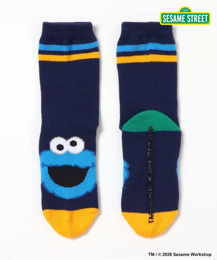 日本直送 BREEZE x SESAME STREET 襪一對 13-21cm 襪系列