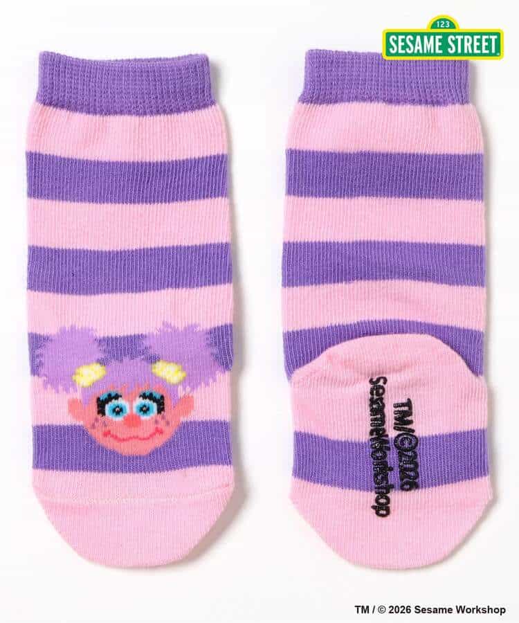 日本直送 BREEZE x SESAME STREET 襪一對 7-12cm 初生嬰兒 襪系列