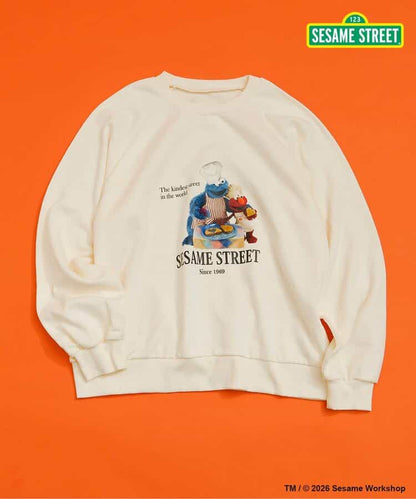 日本童裝 BREEZE x SESAME STREET 親子裝 衛衣 M-L 大人款 冬季 TOPS