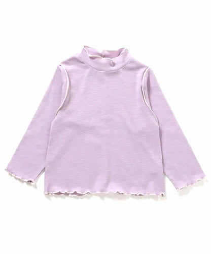 日本童裝 BREEZE 絲絨荷葉邊兩件套裝 80-140cm 女童款 冬季 TOPS 聖誕紅/新年紅