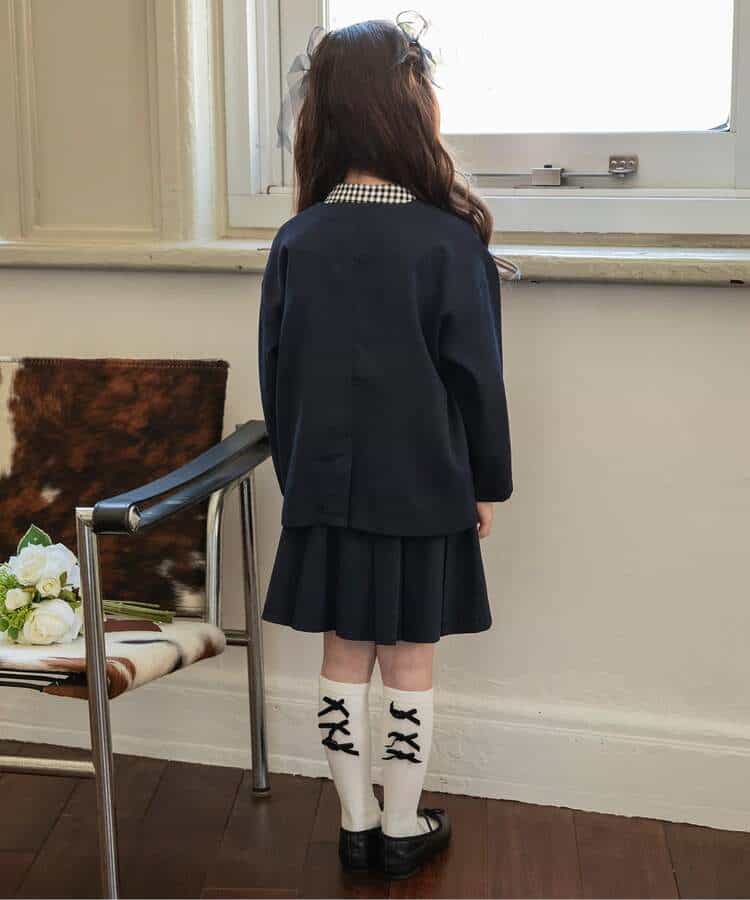 日本童裝 BREEZE 西裝外套及短裙套裝 90-140cm 女童款 冬季 SKIRTS OUTERWEAR 面試/宴會/表演