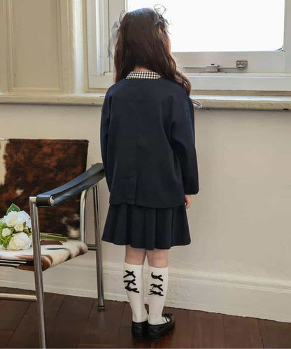 日本童裝 BREEZE 西裝外套及短裙套裝 90-140cm 女童款 冬季 SKIRTS OUTERWEAR 面試/宴會/表演