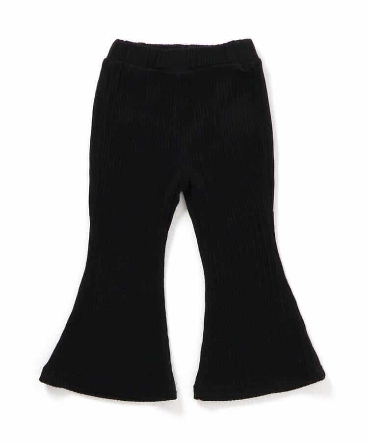 日本童裝 BREEZE 絲絨喇叭褲 80-140cm 女童款 冬季 PANTS 聖誕紅/新年紅