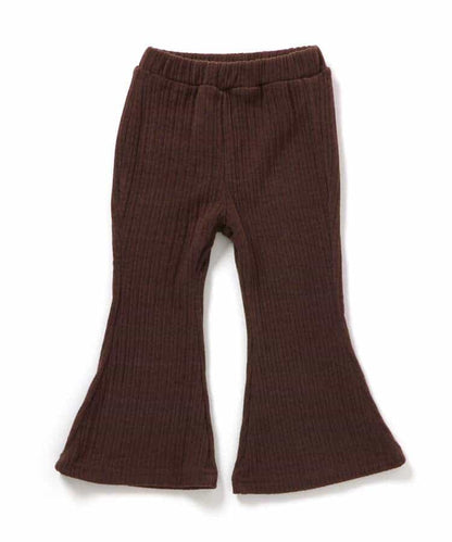 日本童裝 BREEZE 絲絨喇叭褲 80-140cm 女童款 冬季 PANTS 聖誕紅/新年紅