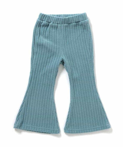 日本童裝 BREEZE 絲絨喇叭褲 80-140cm 女童款 冬季 PANTS 聖誕紅/新年紅