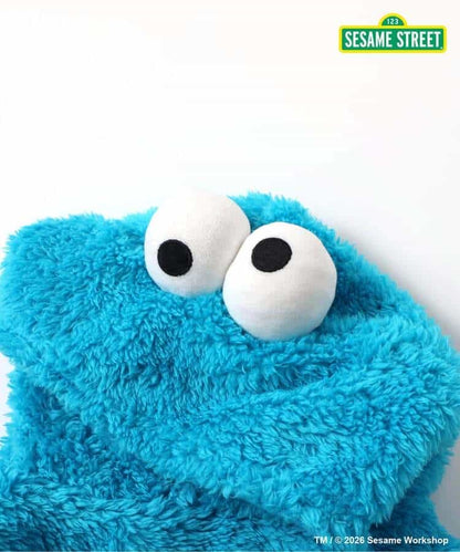 日本童裝 BREEZE x SESAME STREET 毛毛連衣 70-80cm 男童款/女童款 初生嬰兒 冬季 Jumpsuit