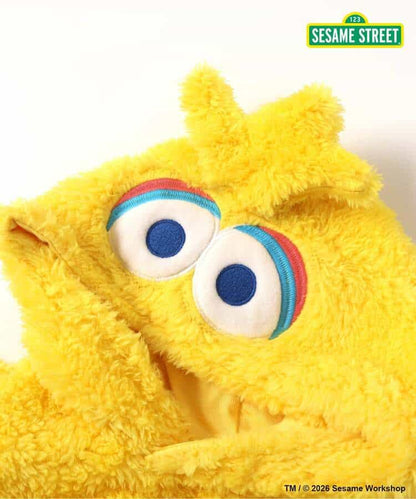 日本童裝 BREEZE x SESAME STREET 毛毛連衣 70-80cm 男童款/女童款 初生嬰兒 冬季 Jumpsuit
