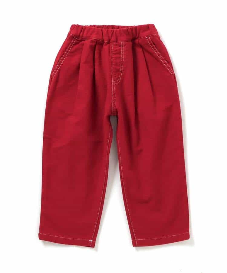 日本童裝 BREEZE 休閒長褲 90-160cm 男童款/女童款 冬季 PANTS 聖誕紅/新年紅