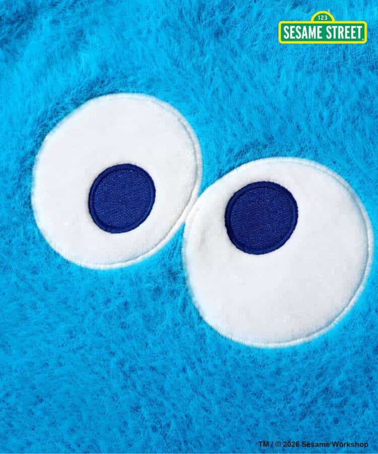 日本童裝 BREEZE x SESAME STREET 毛毛冷衫 80-120cm 男童款/女童款 冬季 TOPS