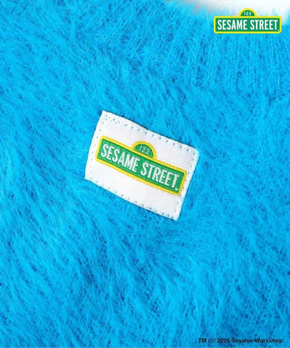 日本童裝 BREEZE x SESAME STREET 毛毛冷衫 80-120cm 男童款/女童款 冬季 TOPS