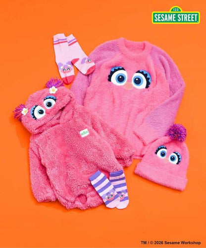 日本童裝 BREEZE x SESAME STREET 毛毛冷衫 80-120cm 男童款/女童款 冬季 TOPS