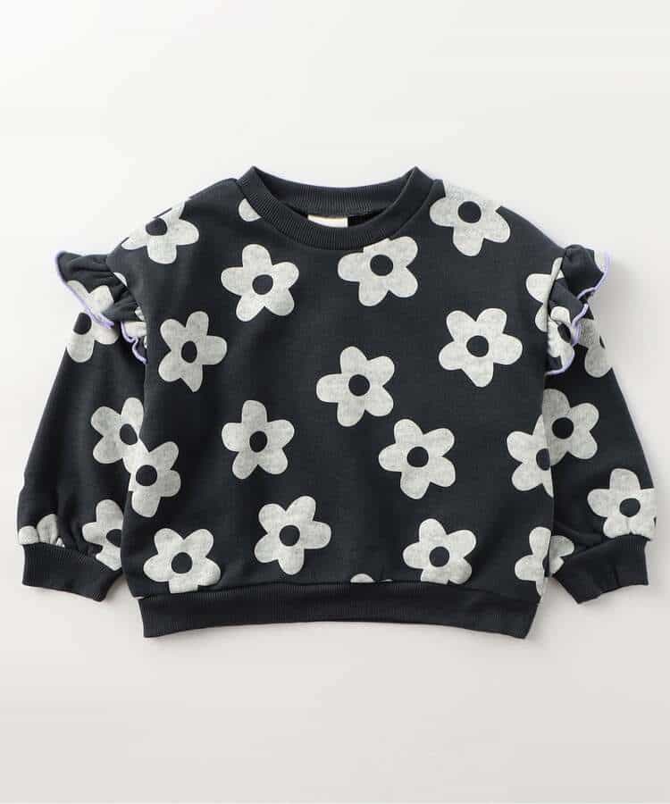 日本童裝 BREEZE 荷葉邊衛衣 90-150cm 女童款 冬季 TOPS