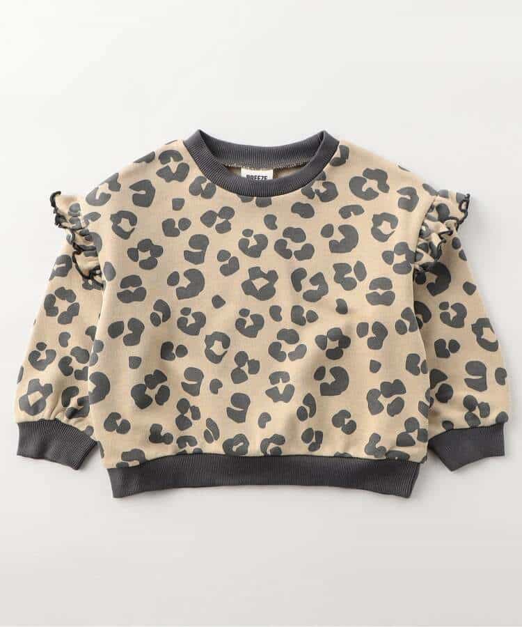 日本童裝 BREEZE 荷葉邊衛衣 90-150cm 女童款 冬季 TOPS